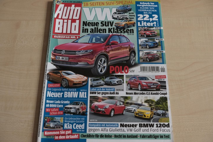 Deckblatt Auto Bild (24/2012)